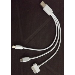 Cordon USB 4 prises